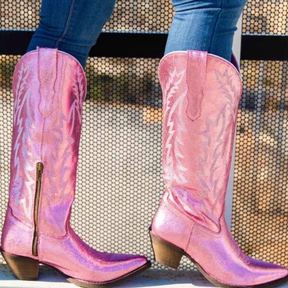 Southern Fried Chics Just Call Me Dolly Cowgirl Boot